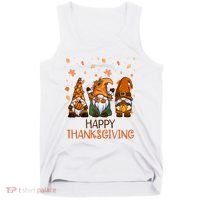 Happy Thanksgiving Gnome Squad Tank Top thumb 0