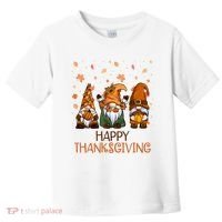 Happy Thanksgiving Gnome Squad Toddler T-Shirt thumb 0