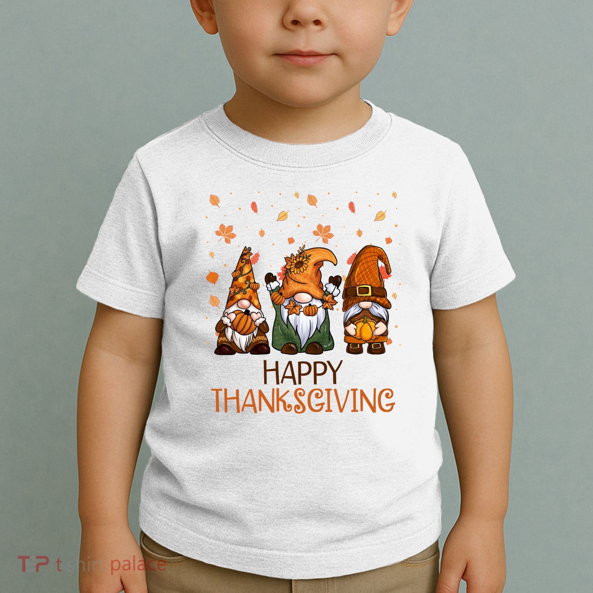 Happy Thanksgiving Gnome Squad Toddler T-Shirt