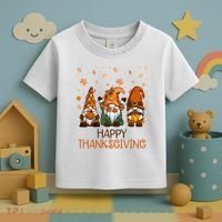 Happy Thanksgiving Gnome Squad Toddler T-Shirt thumb 3
