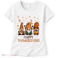 Happy Thanksgiving Gnome Squad Women's T-Shirt thumb 0