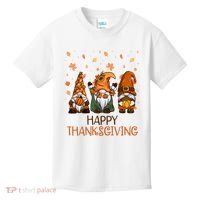 Happy Thanksgiving Gnome Squad Kids T-Shirt thumb 0