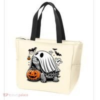 Halloween Turtle Ghost Pumpkin Costume Terrapin Tortoise Tote Bag thumb 3