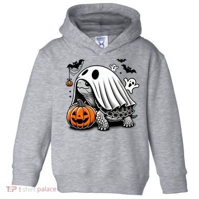 Halloween Turtle Ghost Pumpkin Costume Terrapin Tortoise Toddler Hoodie