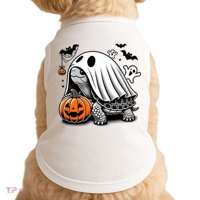 Halloween Turtle Ghost Pumpkin Costume Terrapin Tortoise Doggie Tank