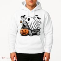Halloween Turtle Ghost Pumpkin Costume Terrapin Tortoise Hoodie thumb 2
