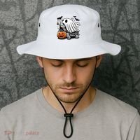 Halloween Turtle Ghost Pumpkin Costume Terrapin Tortoise Bucket Hat thumb 2