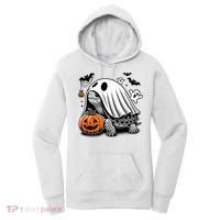 Halloween Turtle Ghost Pumpkin Costume Terrapin Tortoise Women's Hoodie thumb 0