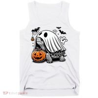 Halloween Turtle Ghost Pumpkin Costume Terrapin Tortoise Tank Top thumb 0