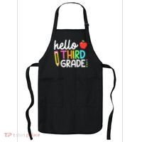 Hello Third Grade Team 3rd Grade Back To School Teacher Apron thumb 0