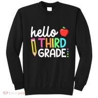 Hello Third Grade Team 3rd Grade Back To School Teacher Sweatshirt thumb 0