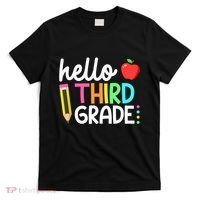 Hello Third Grade Team 3rd Grade Back To School Teacher T-Shirt thumb 0