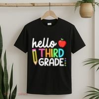 Hello Third Grade Team 3rd Grade Back To School Teacher T-Shirt thumb 2