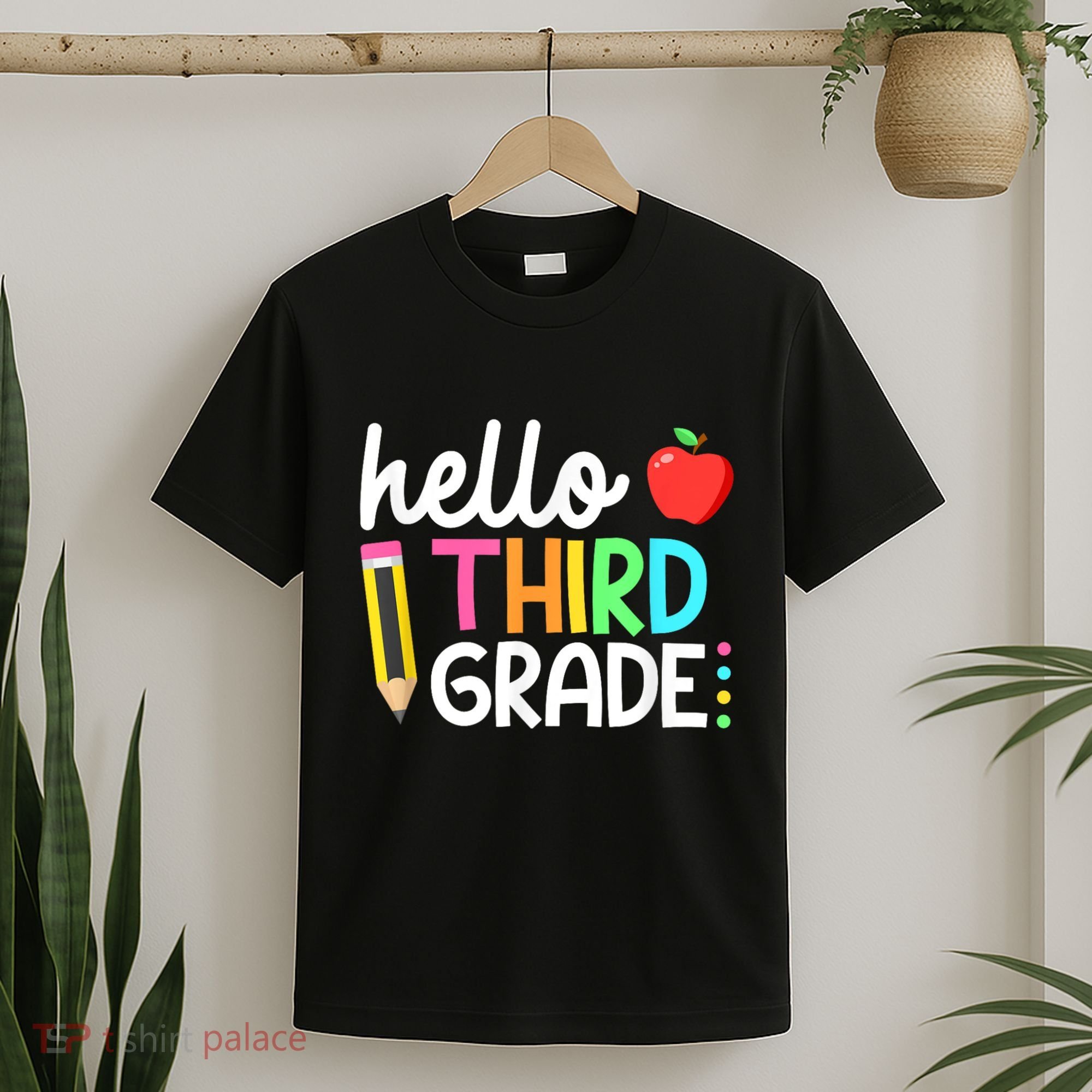 Hello Third Grade Team 3rd Grade Back To School Teacher T-Shirt
