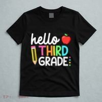 Hello Third Grade Team 3rd Grade Back To School Teacher T-Shirt thumb 5