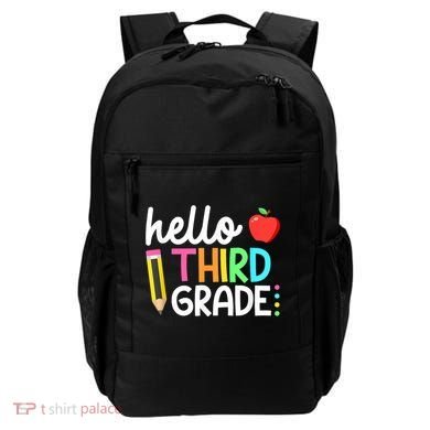 Hello Third Grade Team 3rd Grade Back To School Teacher Backpack