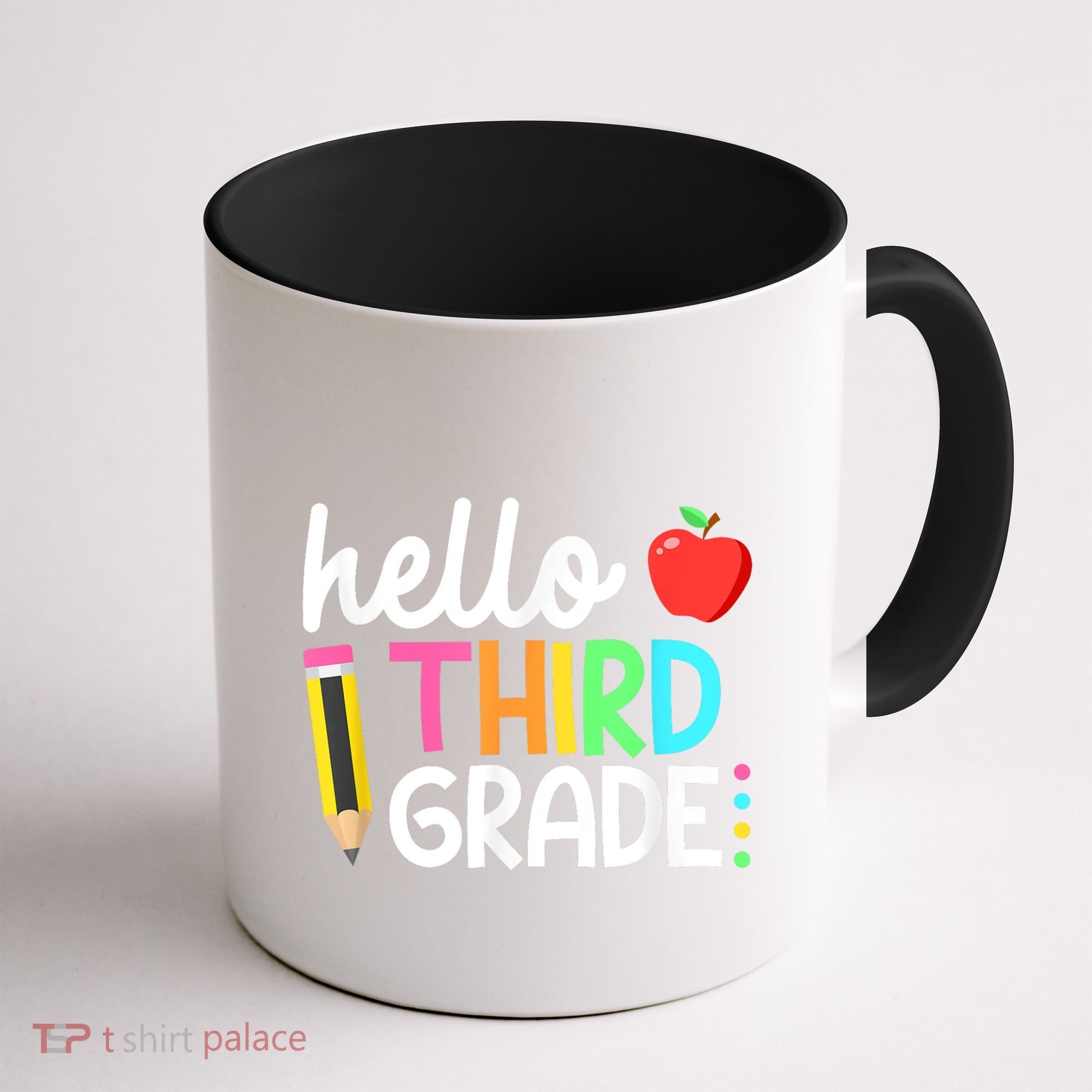Hello Third Grade Team 3rd Grade Back To School Teacher Coffee Mug