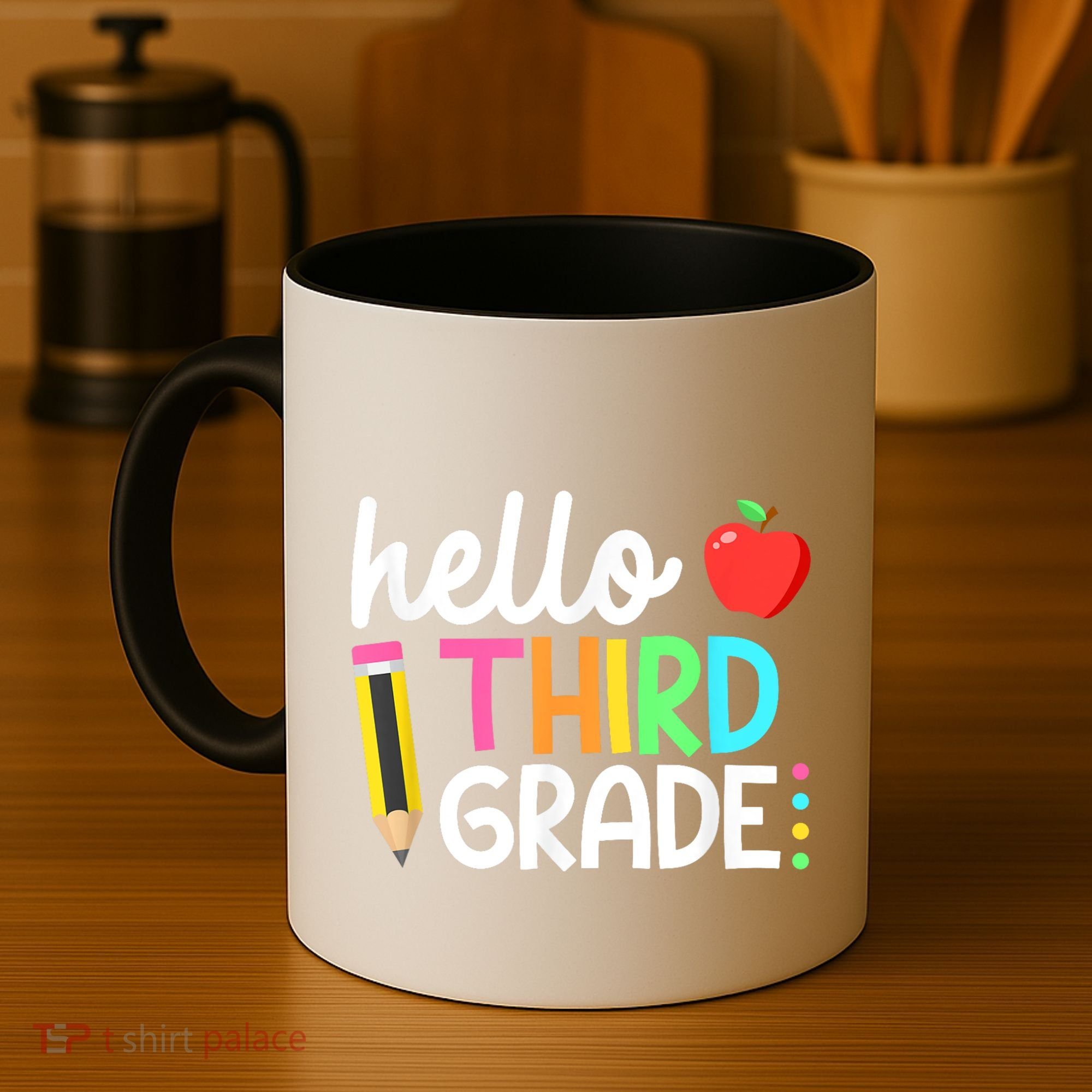 Hello Third Grade Team 3rd Grade Back To School Teacher Coffee Mug