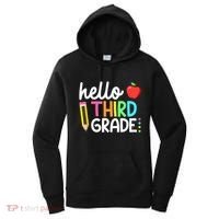 Hello Third Grade Team 3rd Grade Back To School Teacher Women's Hoodie thumb 0