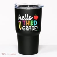 Hello Third Grade Team 3rd Grade Back To School Teacher Tumbler thumb 0
