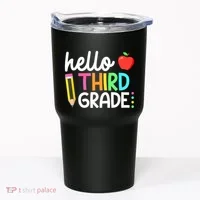 Hello Third Grade Team 3rd Grade Back To School Teacher Tumbler thumb 0
