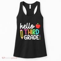 Hello Third Grade Team 3rd Grade Back To School Teacher Women's Tank Top thumb 0