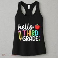 Hello Third Grade Team 3rd Grade Back To School Teacher Women's Tank Top thumb 3