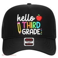 Hello Third Grade Team 3rd Grade Back To School Teacher Hat thumb 0