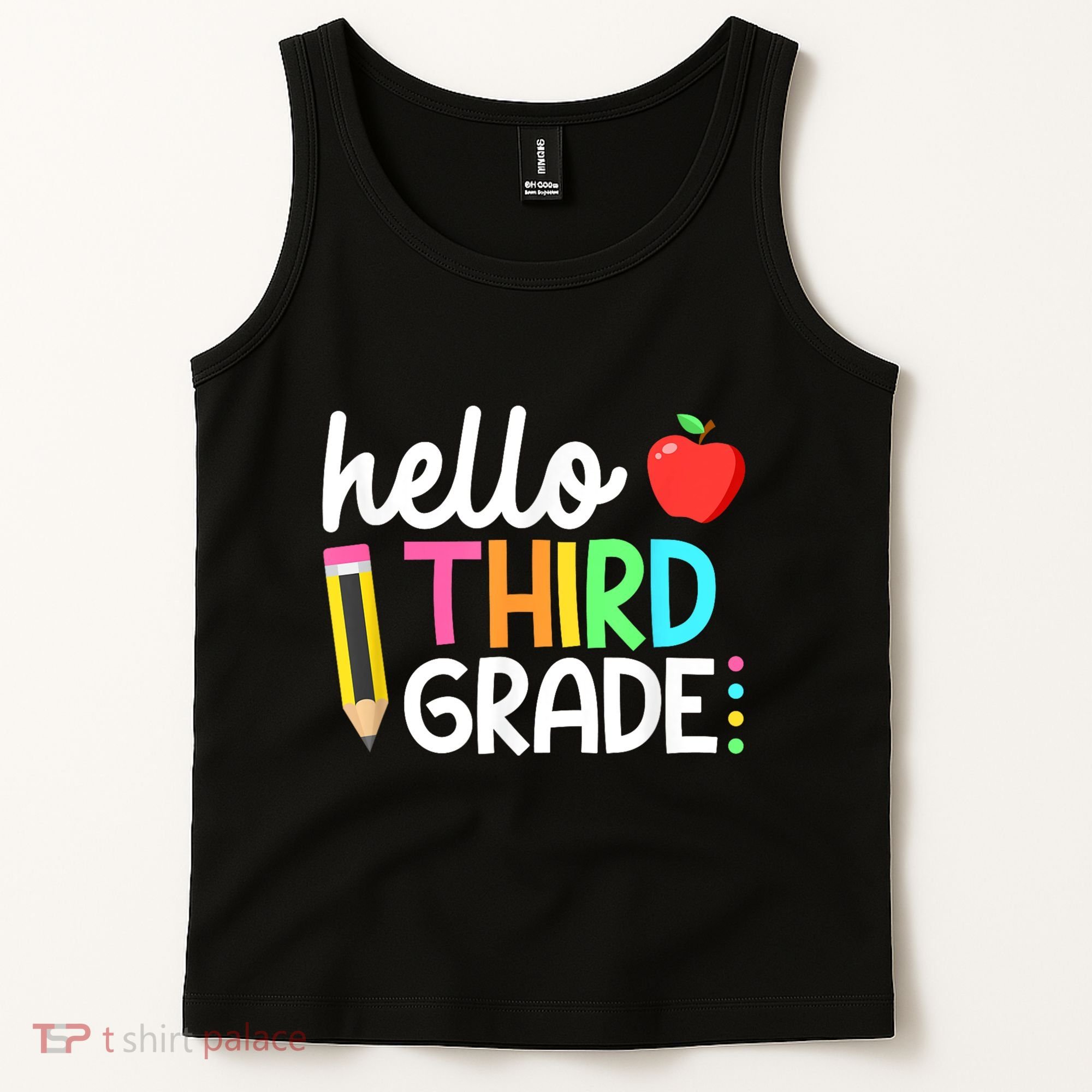 Hello Third Grade Team 3rd Grade Back To School Teacher Tank Top
