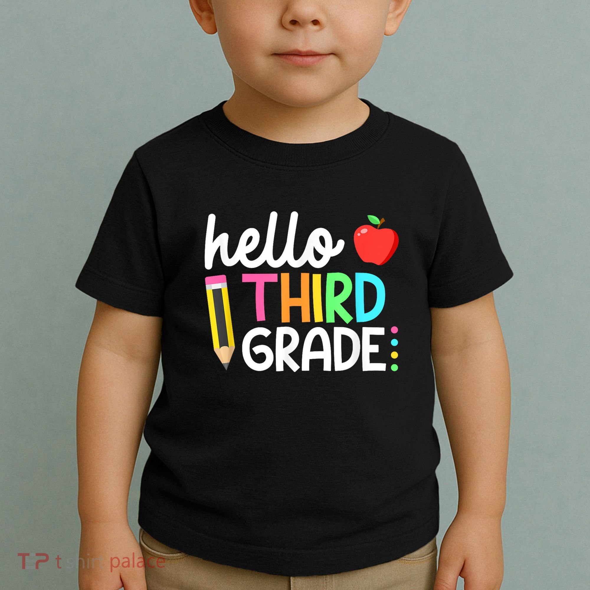 Hello Third Grade Team 3rd Grade Back To School Teacher Toddler T-Shirt