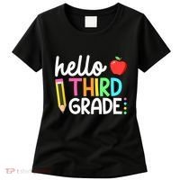 Hello Third Grade Team 3rd Grade Back To School Teacher Women's T-Shirt thumb 0