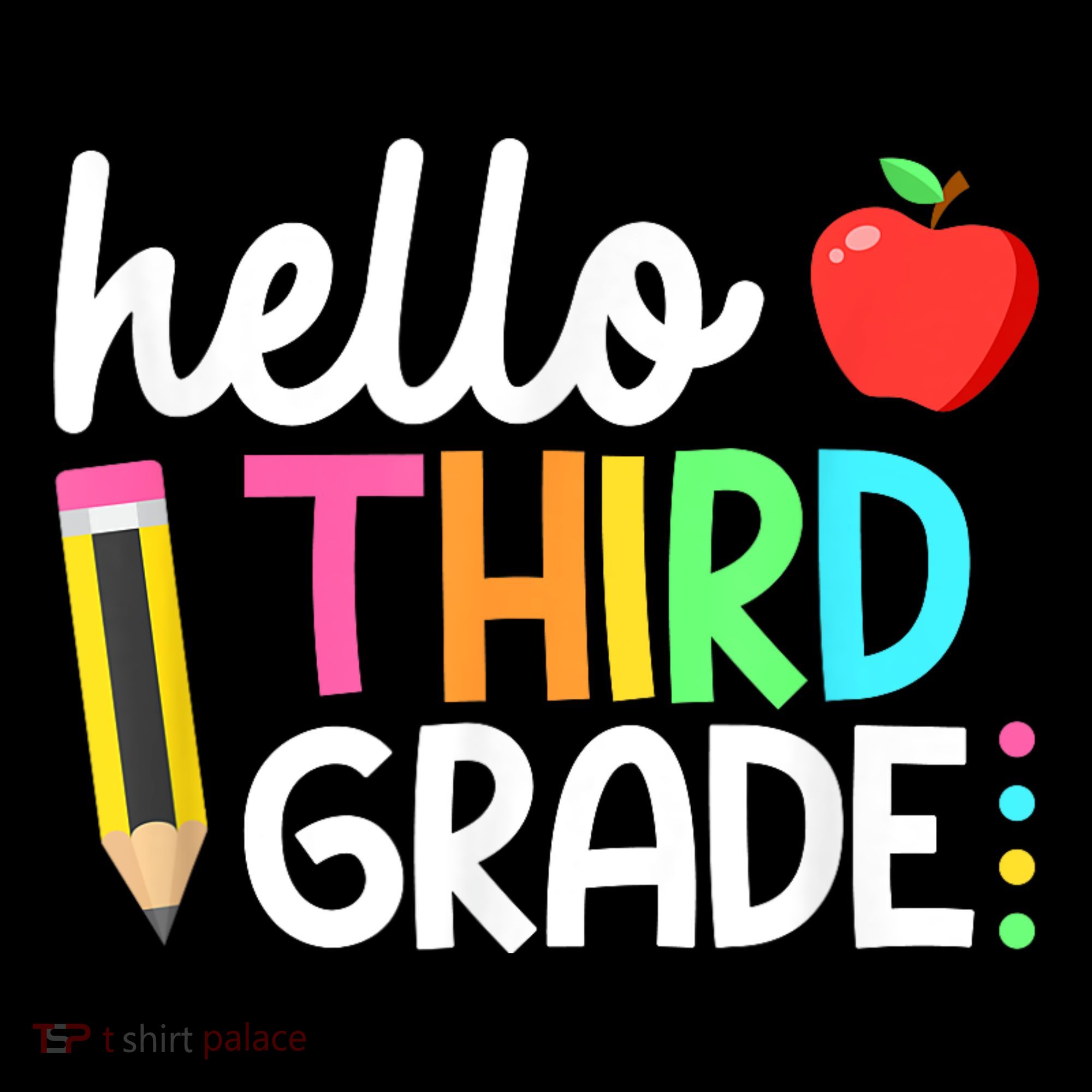 Hello Third Grade Team 3rd Grade Back To School Teacher Women's T-Shirt