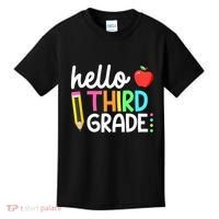 Hello Third Grade Team 3rd Grade Back To School Teacher Kids T-Shirt thumb 0