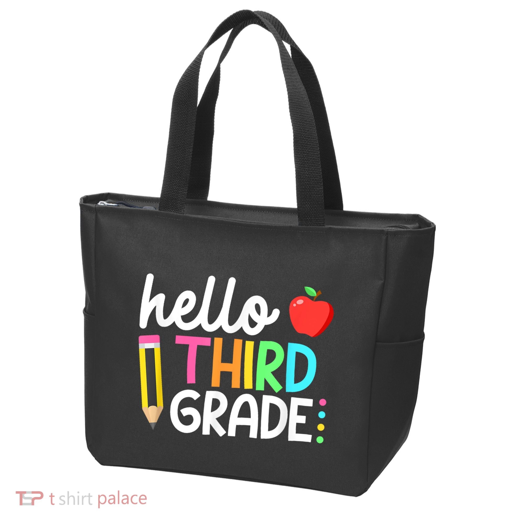 Hello Third Grade Team 3rd Grade Back To School Teacher Tote Bag
