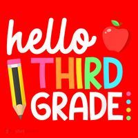 Hello Third Grade Team 3rd Grade Back To School Teacher Santa Hat thumb 1