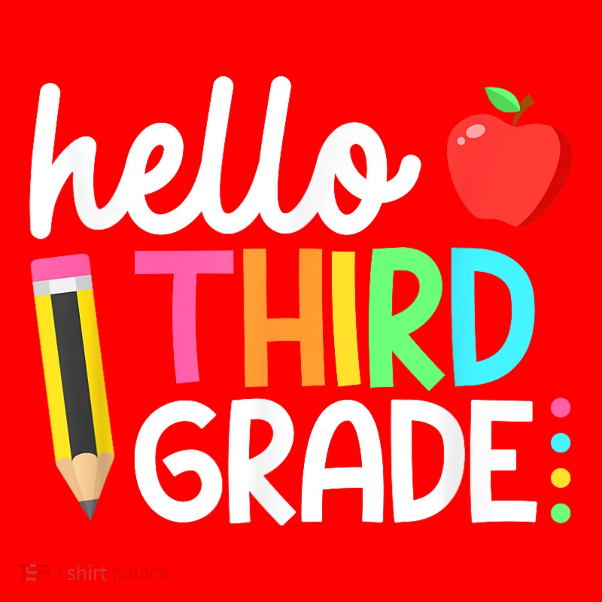 Hello Third Grade Team 3rd Grade Back To School Teacher Santa Hat