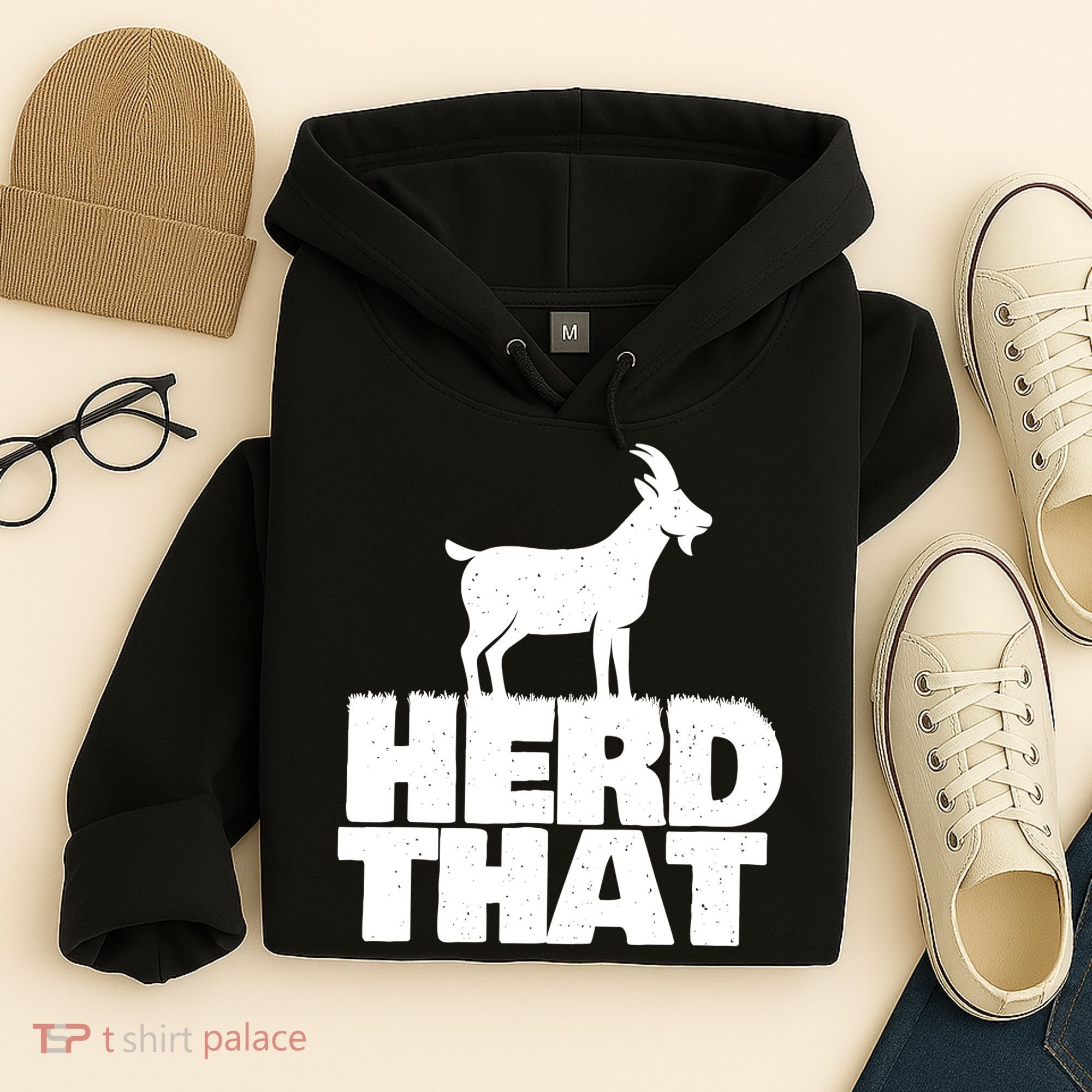Herd That Goat Farm Animal Lover Rancher Farmer Farming Hoodie