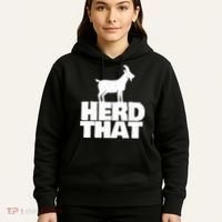Herd That Goat Farm Animal Lover Rancher Farmer Farming Hoodie thumb 5