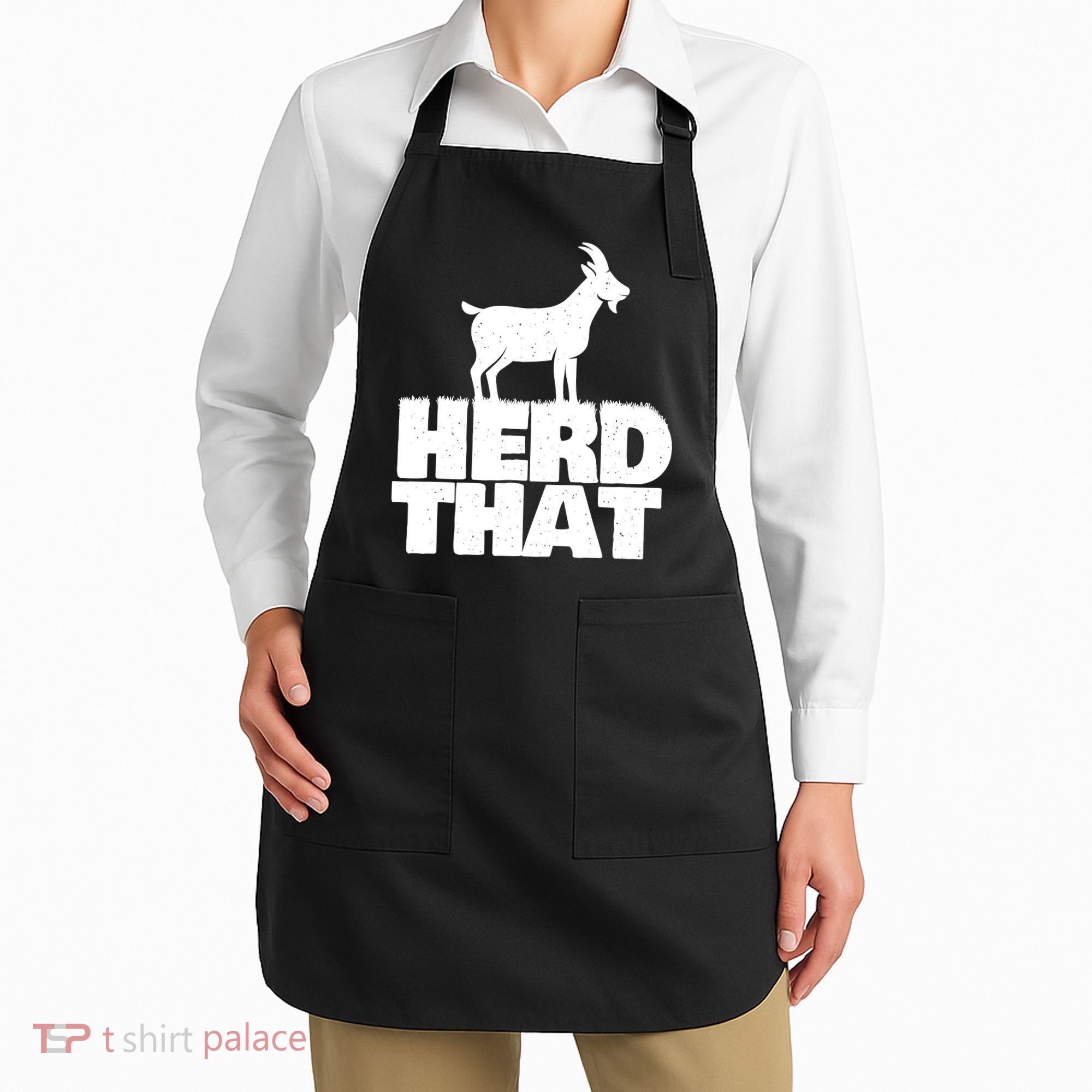 Herd That Goat Farm Animal Lover Rancher Farmer Farming Apron