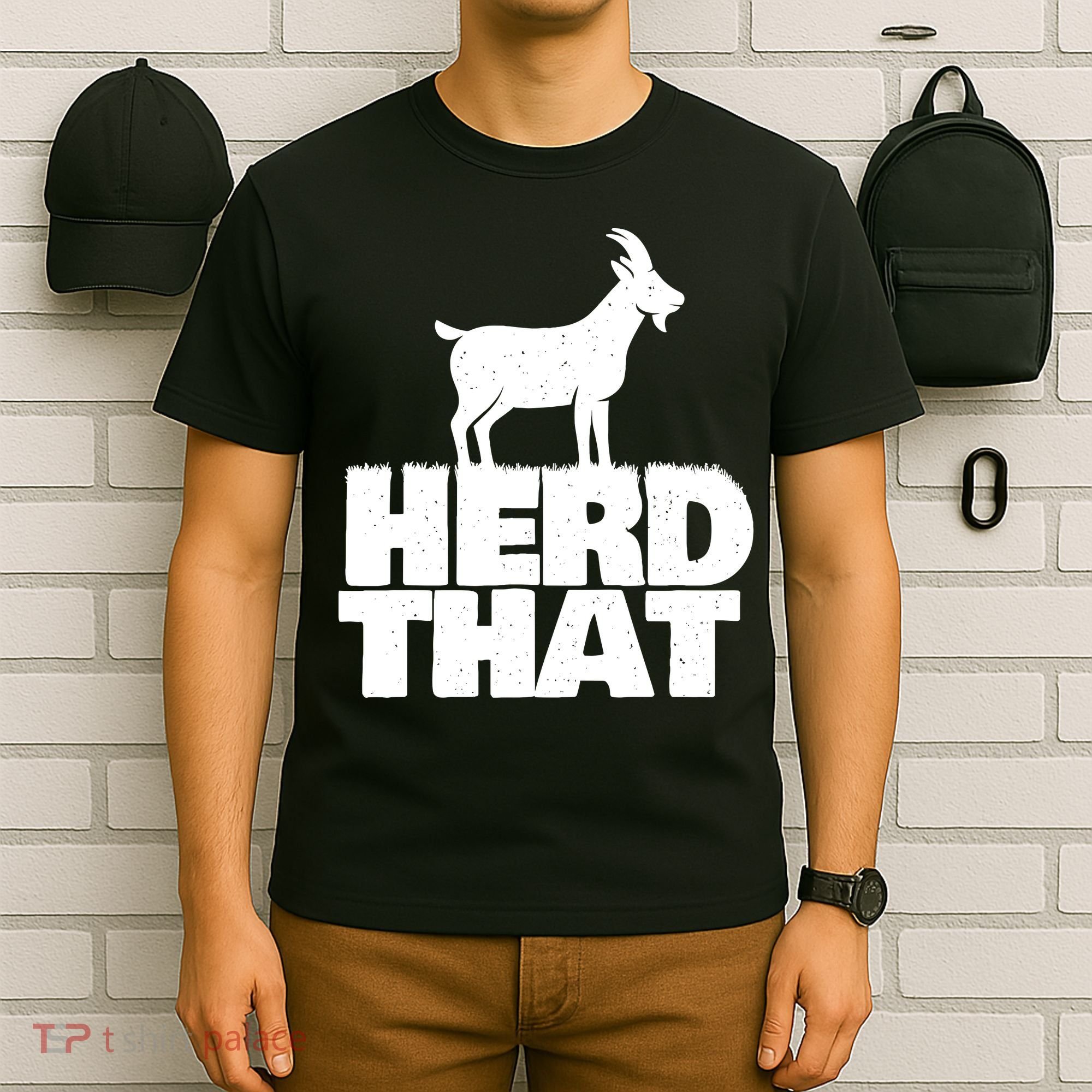 Herd That Goat Farm Animal Lover Rancher Farmer Farming T-Shirt