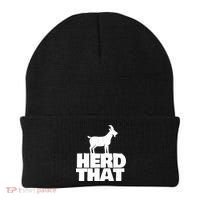 Herd That Goat Farm Animal Lover Rancher Farmer Farming Beanie thumb 0