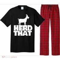 Herd That Goat Farm Animal Lover Rancher Farmer Farming Pajama Set thumb 0