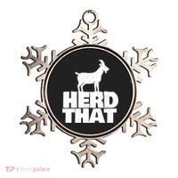 Herd That Goat Farm Animal Lover Rancher Farmer Farming Ornament thumb 0