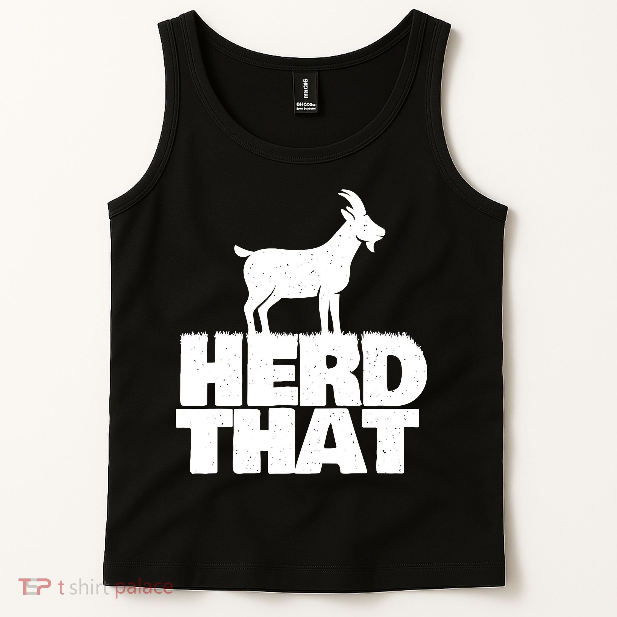 Herd That Goat Farm Animal Lover Rancher Farmer Farming Tank Top