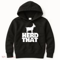 Herd That Goat Farm Animal Lover Rancher Farmer Farming Kids Hoodie thumb 0