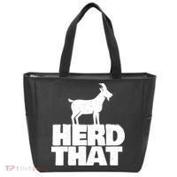 Herd That Goat Farm Animal Lover Rancher Farmer Farming Tote Bag thumb 0