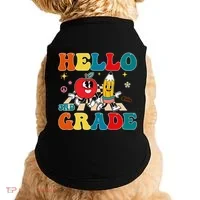 Hello Third Grade Team 3Rd Grade Back To School Teacher Gift Doggie Tank thumb 0
