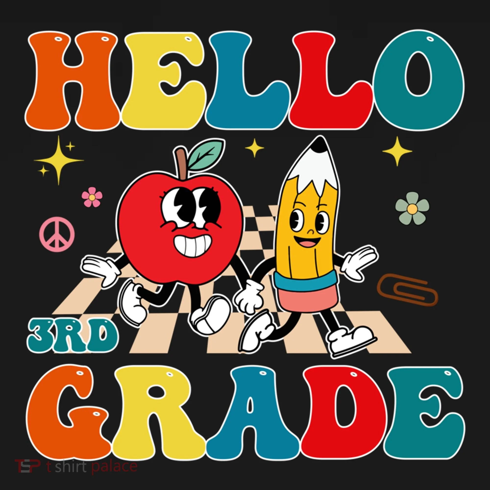 Hello Third Grade Team 3Rd Grade Back To School Teacher Gift Doggie Tank