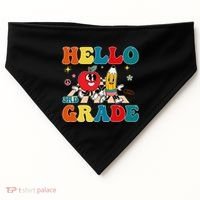 Hello Third Grade Team 3Rd Grade Back To School Teacher Gift USA-Made Doggie Bandana thumb 0