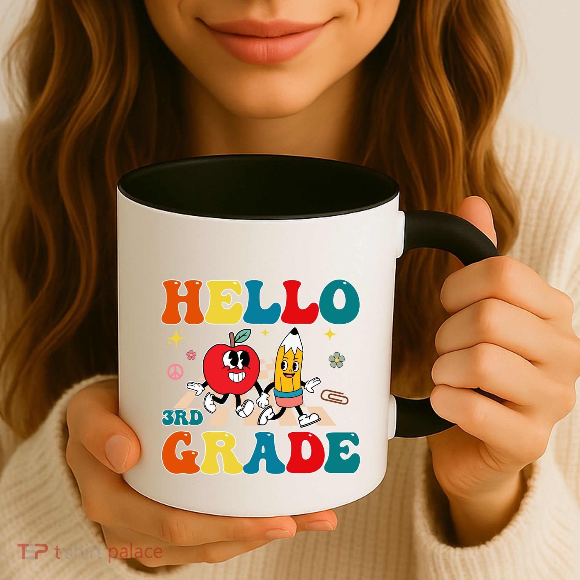 Hello Third Grade Team 3Rd Grade Back To School Teacher Gift Coffee Mug